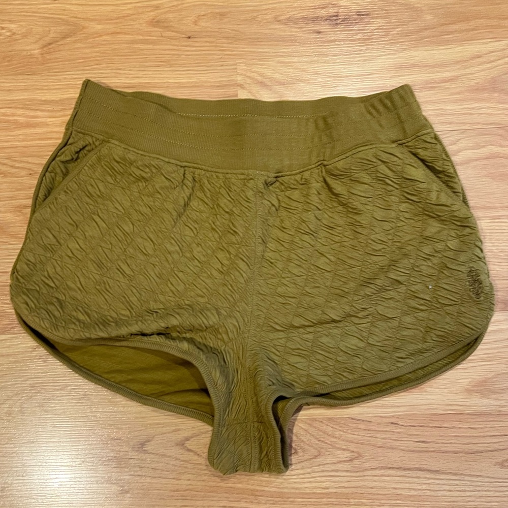 Free People Movement shorts in Army Green NWOT Medium